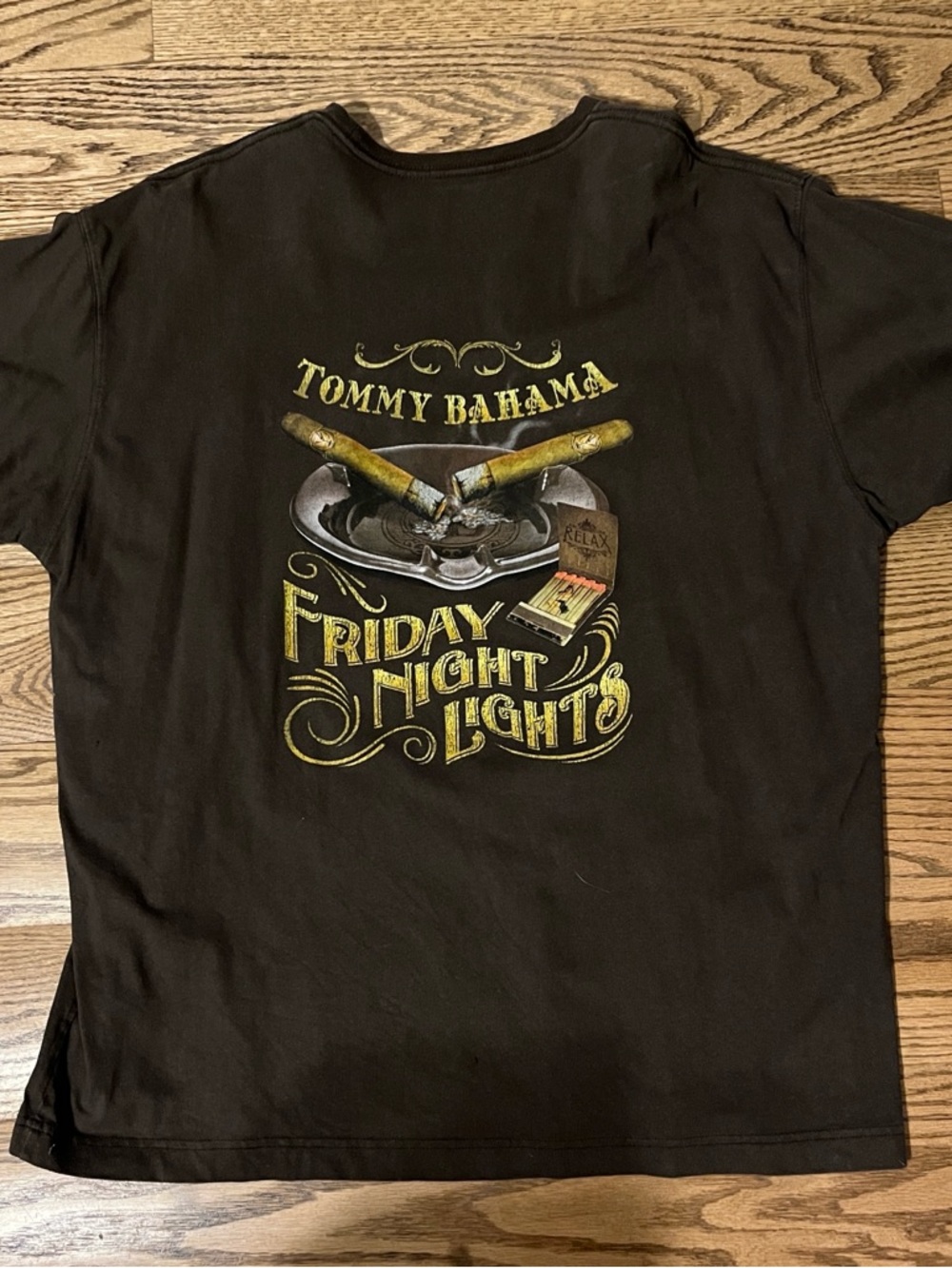 Tommy Bahama Brown “Friday Night Lights” Graphic Tee